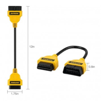 Удлинитель OBD2 30см-1
